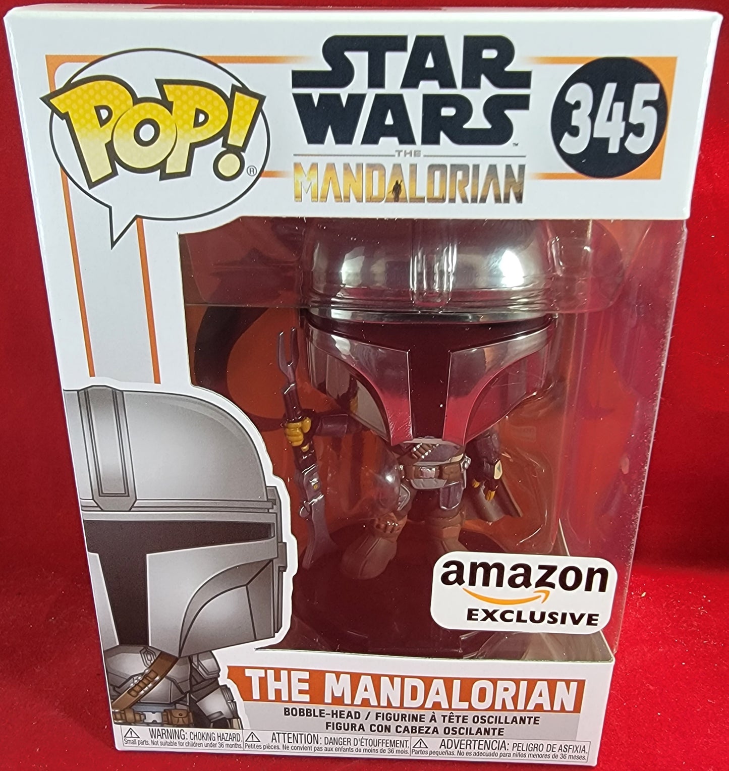 The Mandalorian amazon exclusive funko # 345 (nib)