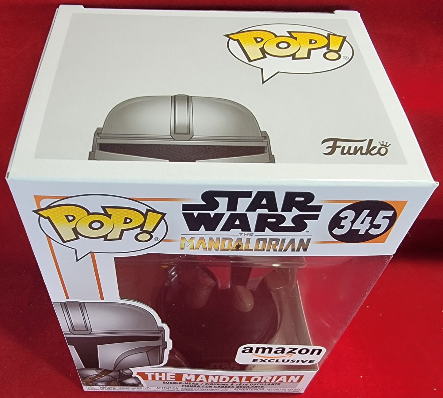 The Mandalorian amazon exclusive funko # 345 (nib)