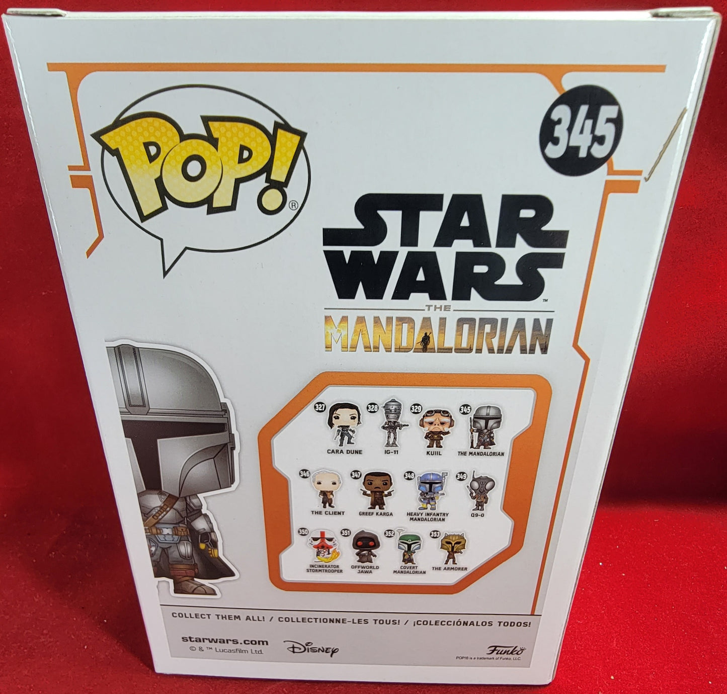 The Mandalorian amazon exclusive funko # 345 (nib)
