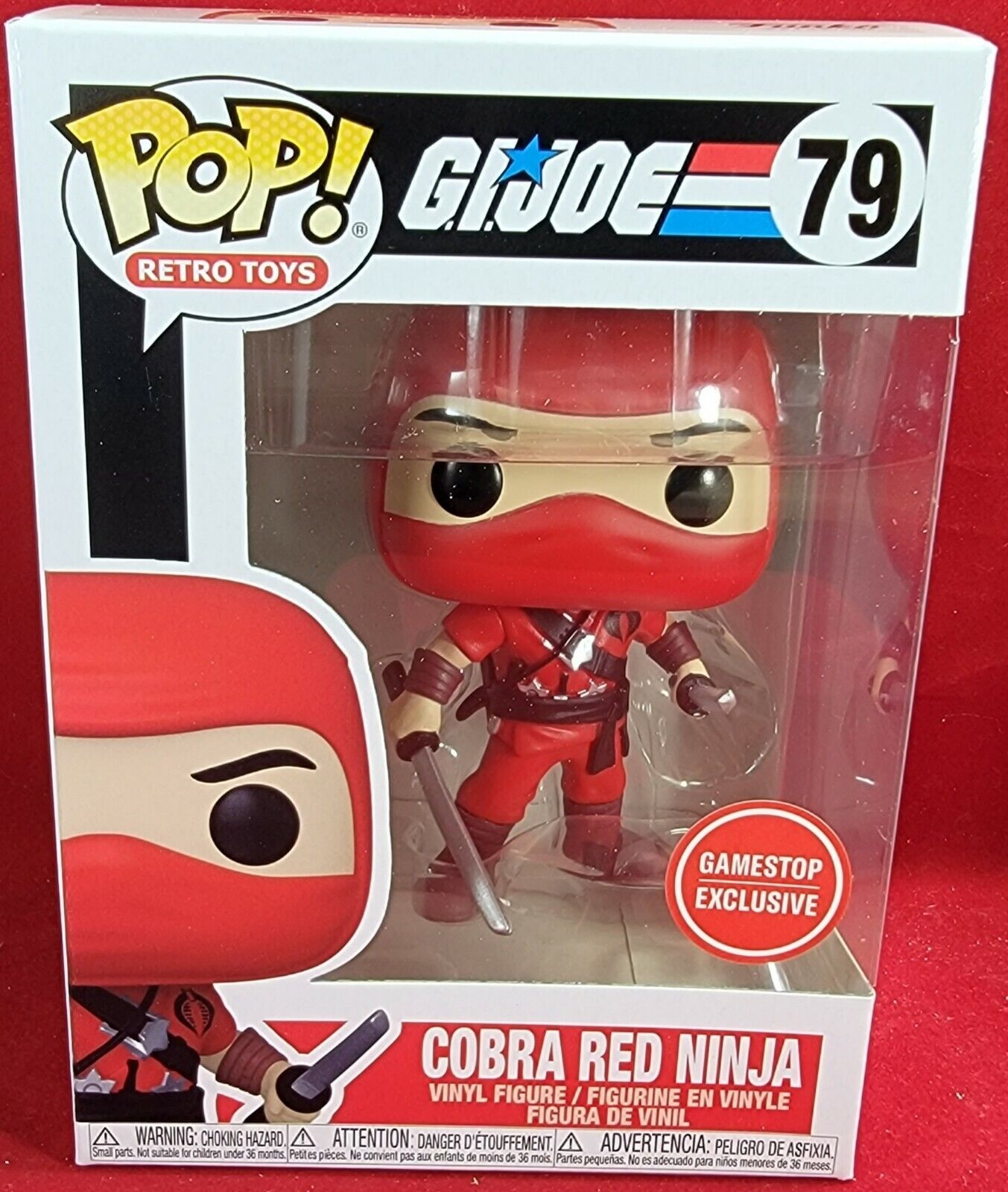 Cobra red ninja gamestop exclusive funko # 79 (nib)Brand new sold out gamestop