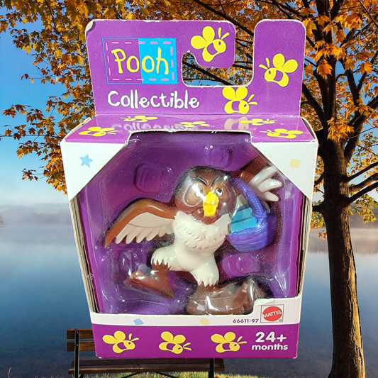 Pooh collectible  wise owl figure (nib)