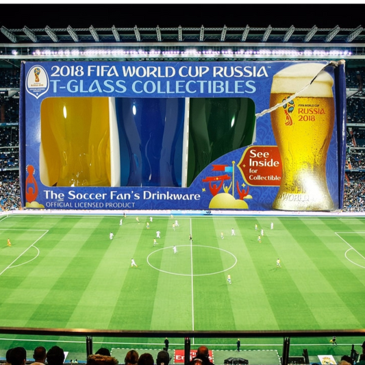 2018 fifa t-glass world cup Russia drinkware set