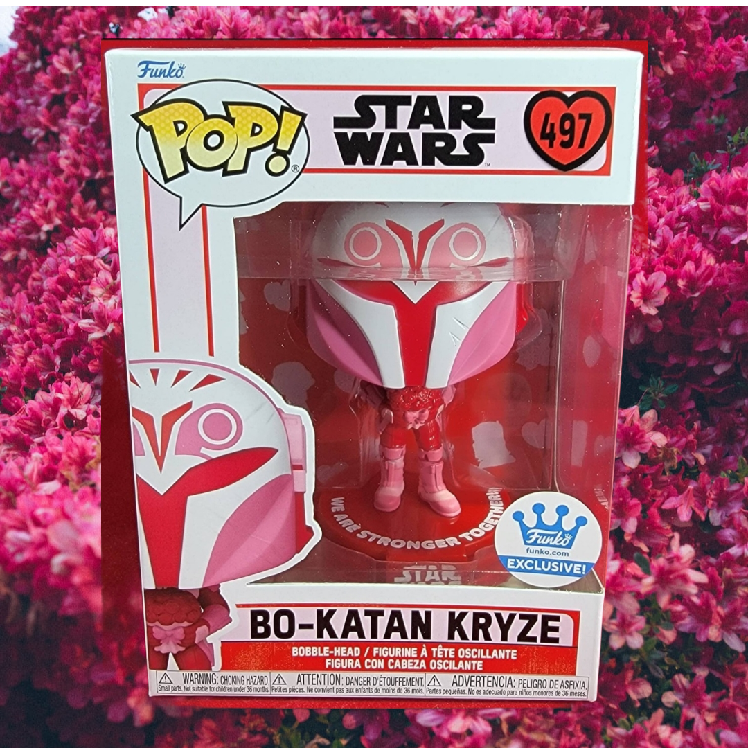 Bo-katan kryze Valentines Funko # 497 Star Wars Pop (nib)