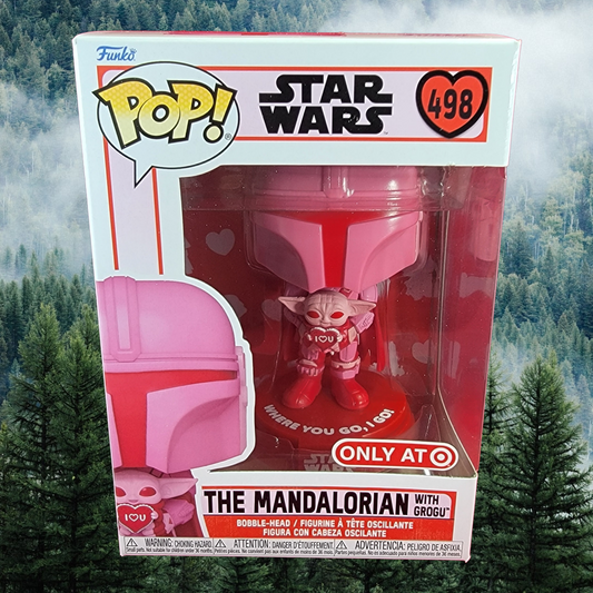 The mandalorian with grogu target exclusive funko # 498 (nib)