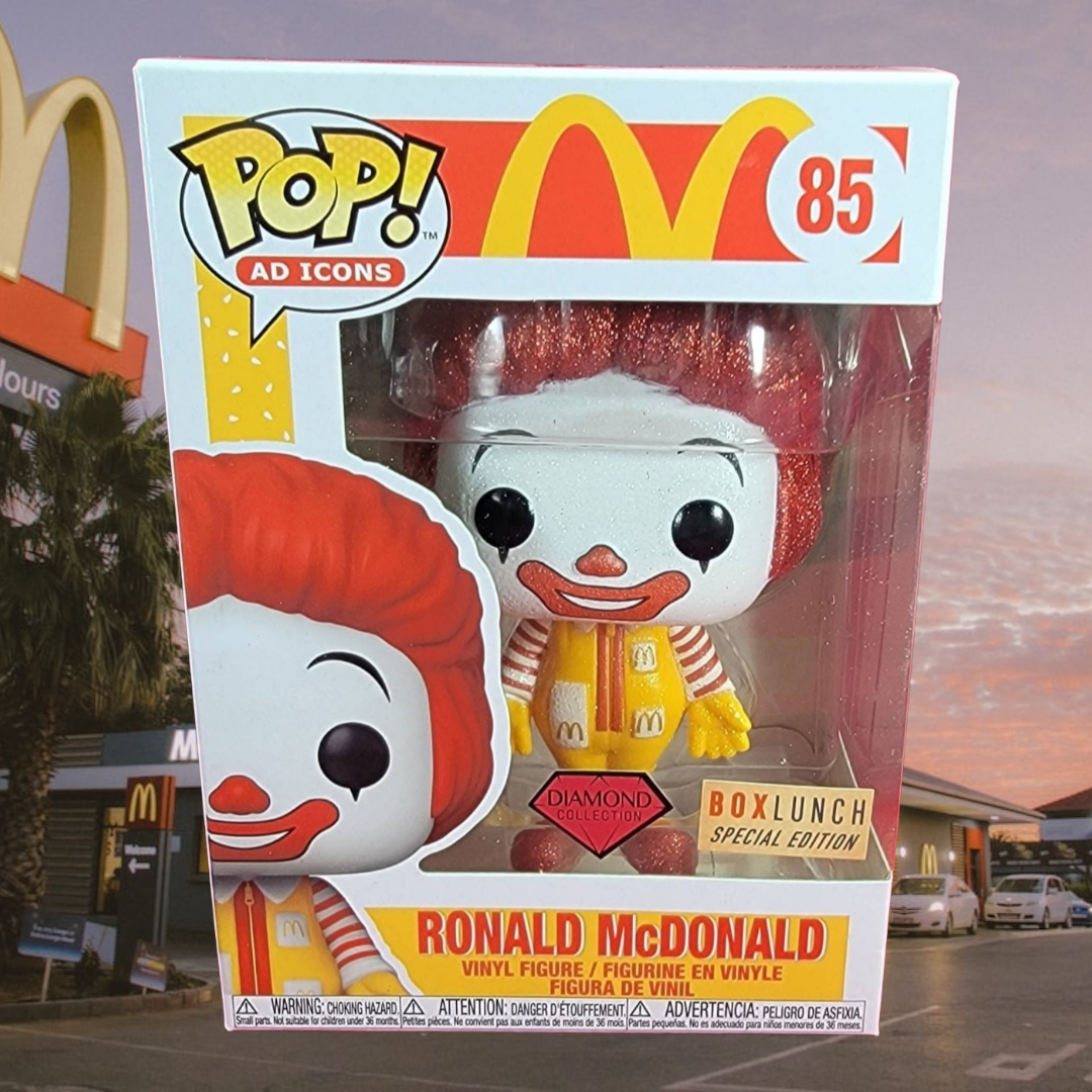 Ronald Mcdonald boxluch exclusive funko # 85 (nib)
