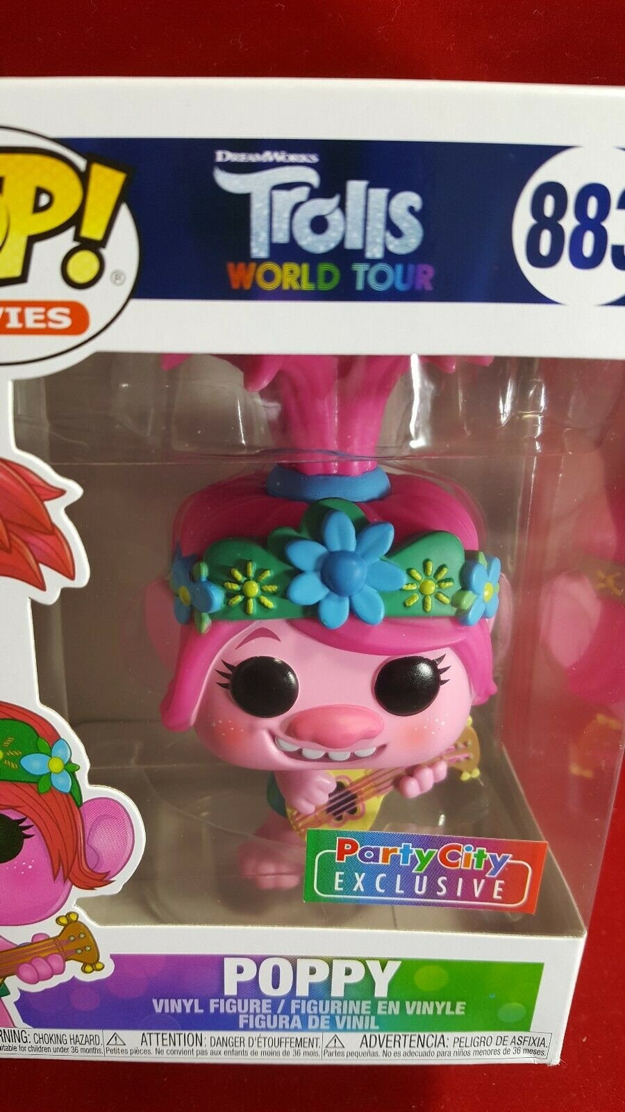 Trolls World Tour Poppy Funko 883 Party City Exclusive