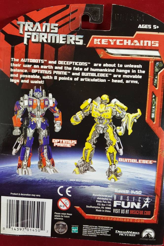 Optimus prime keychain NIB