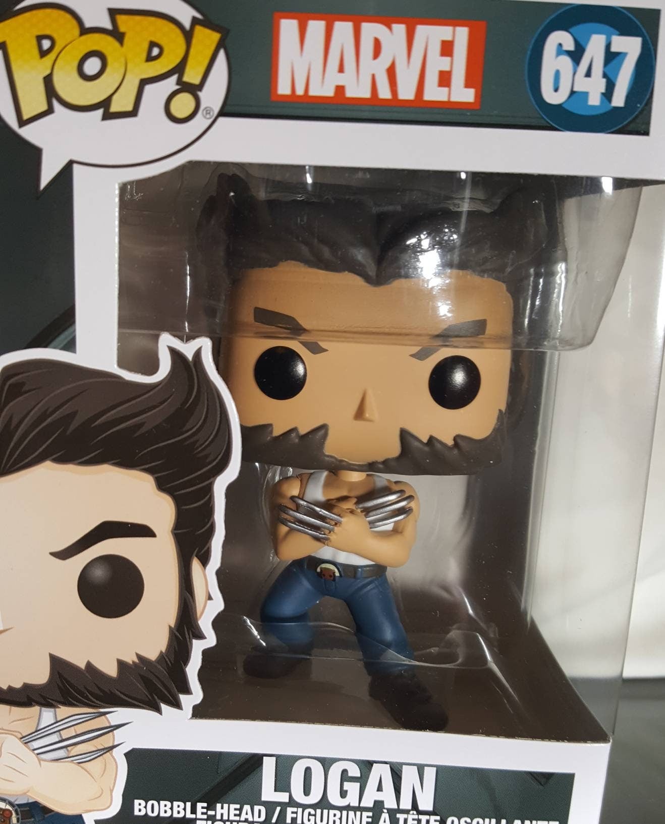 Wolverine Logan funko set # 637 and # 647 from Marvel