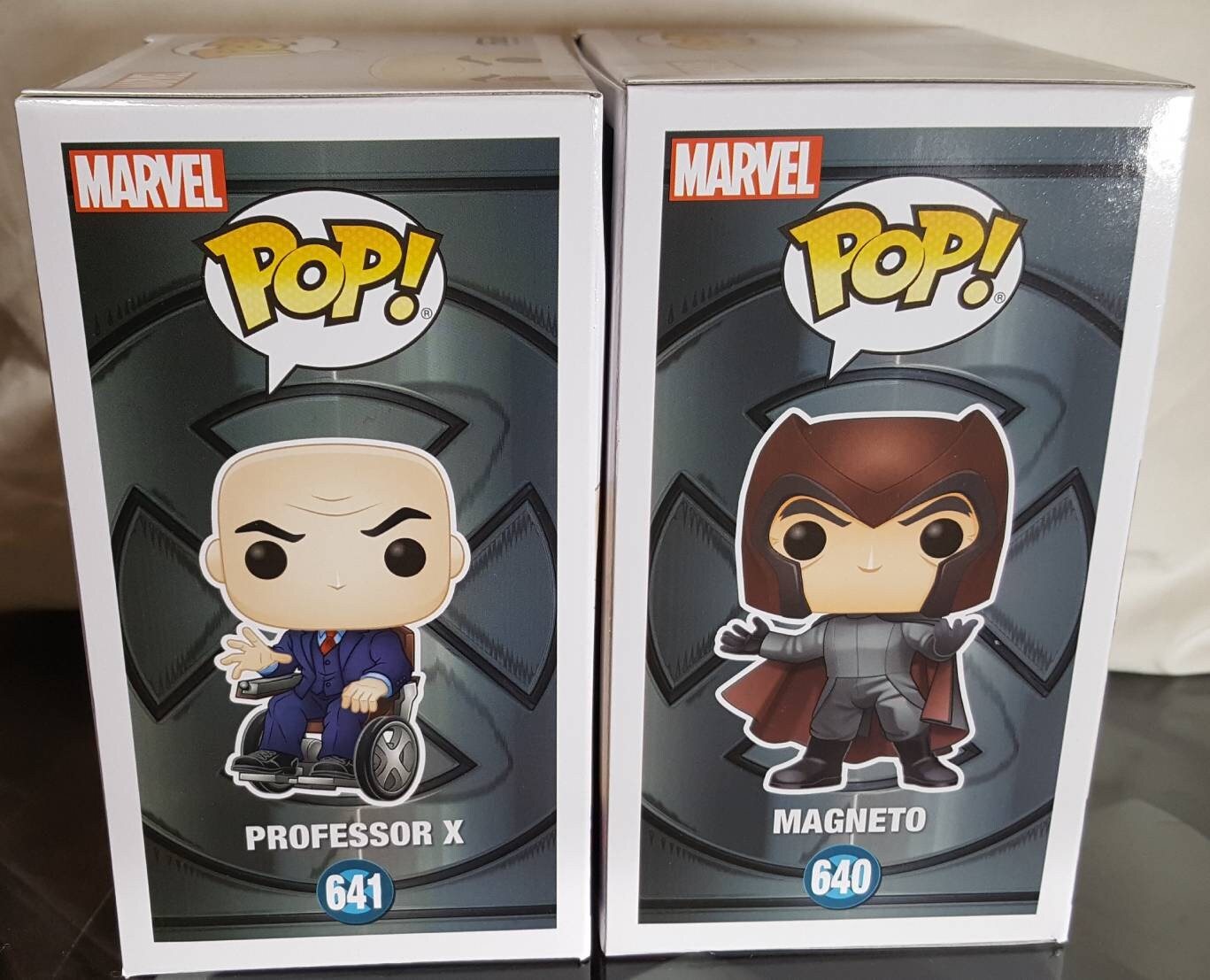 Professor X # 641 and Magneto # 640 Marvel Funko Set