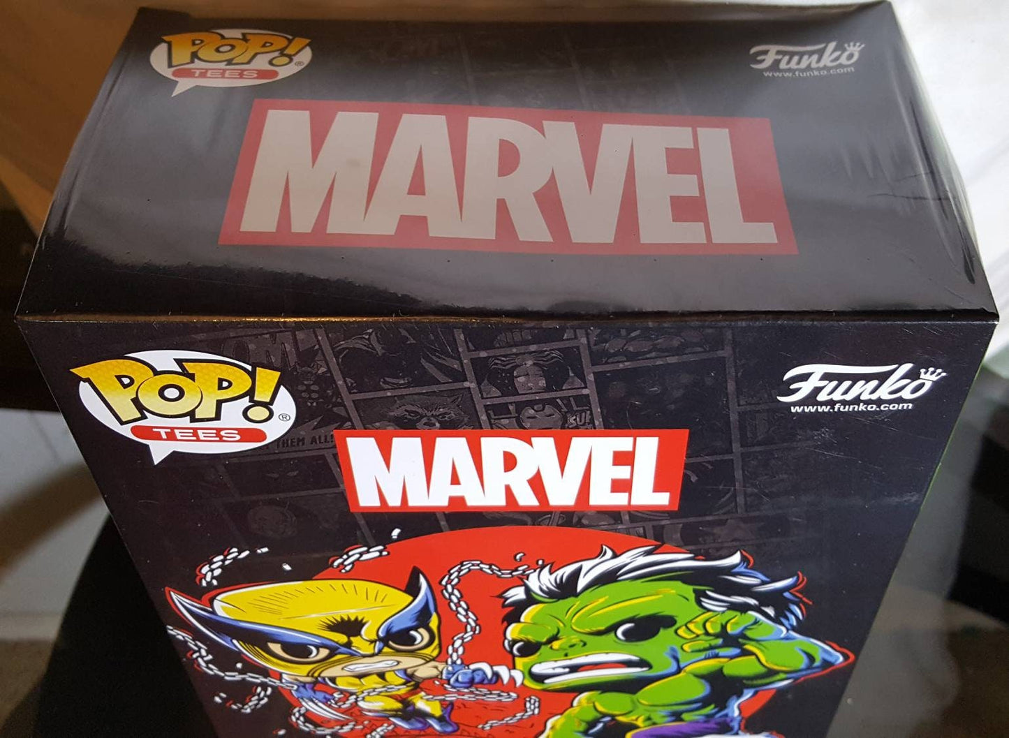 New Marvel xxl pop tee set. includes metallic Wolverine Target Exclusive