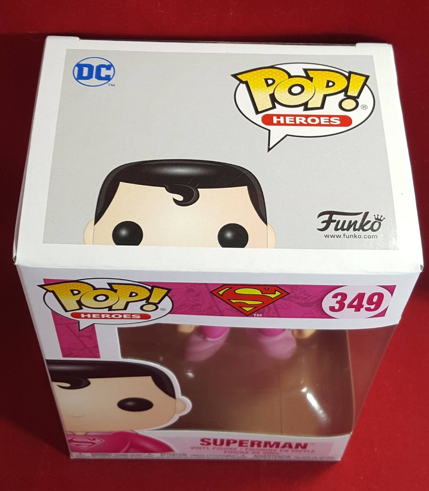 Breast Cancer Awareness Month DC Superman Funko # 349