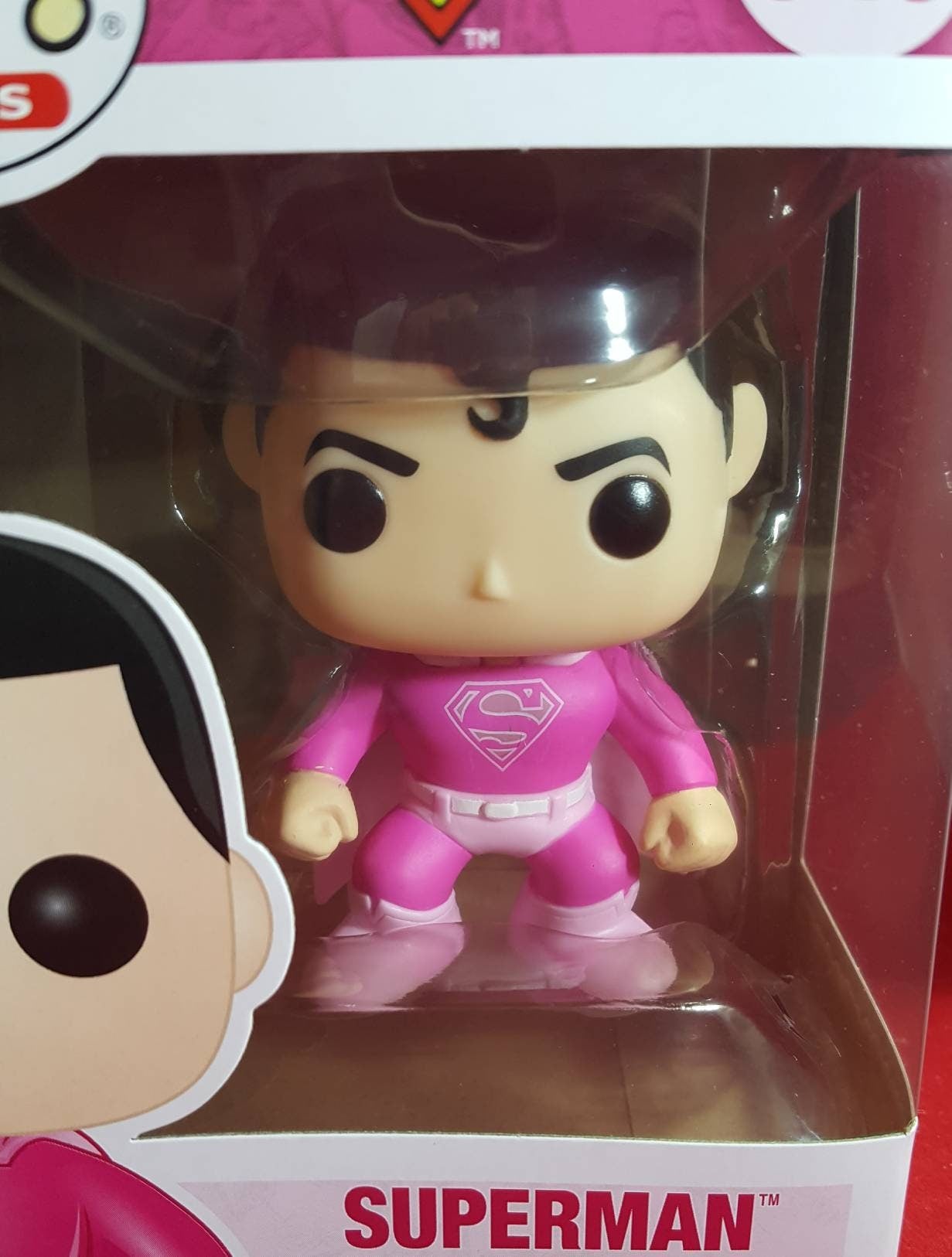 Breast Cancer Awareness Month DC Superman Funko # 349