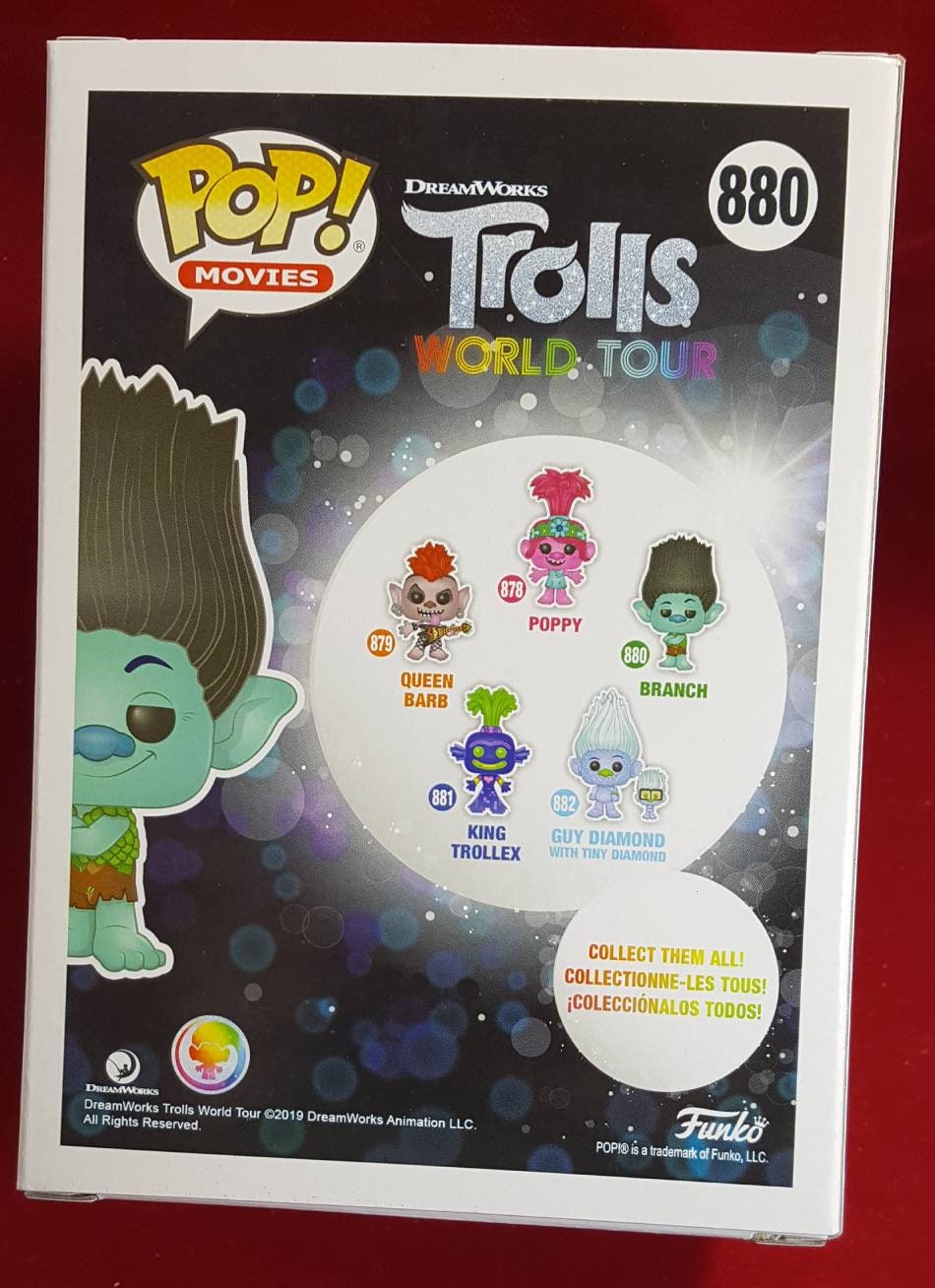 Branch Funko trolls world tour chase edition 880