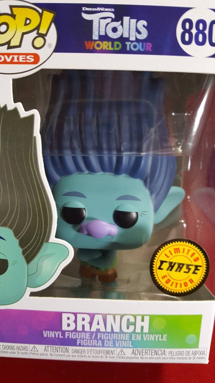 Branch Funko trolls world tour chase edition 880