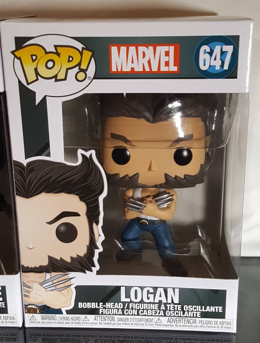 Wolverine Logan funko set # 637 and # 647 from Marvel