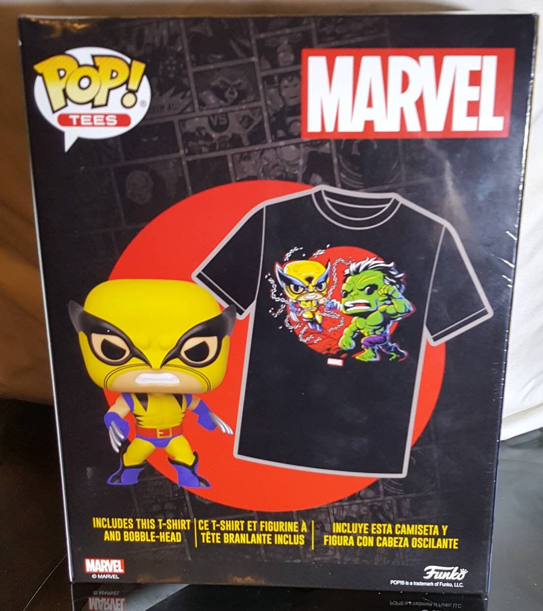 New Marvel xxl pop tee set. includes metallic Wolverine Target Exclusive