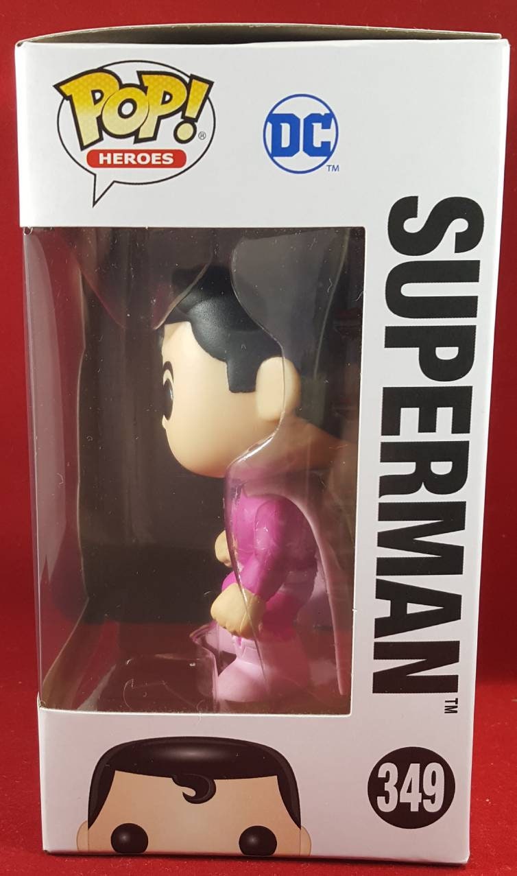 Breast Cancer Awareness Month DC Superman Funko # 349