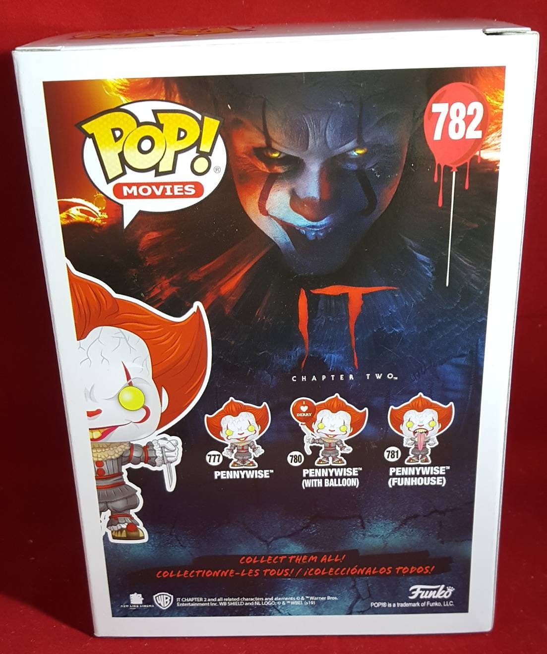Pennywise with blade Wal-Mart exclusive 782 funko (nib)