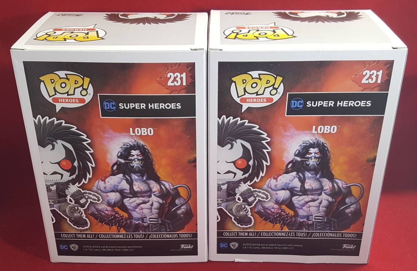 Set of Lobo funko bloody and non bloody version funko (nib)
