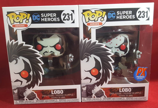 Set of Lobo funko bloody and non bloody version funko (nib)