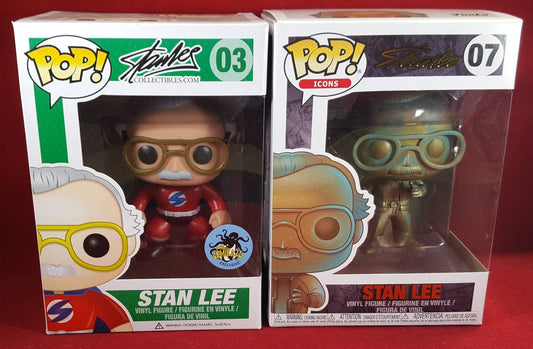 Stan lee funko set 03 and 07 (nib)
