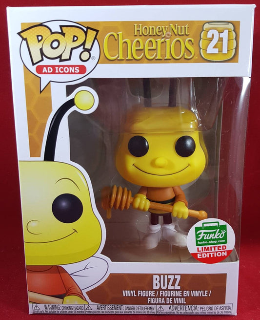 Buzz honey nut cheerios funko limited edition 21 (nib)