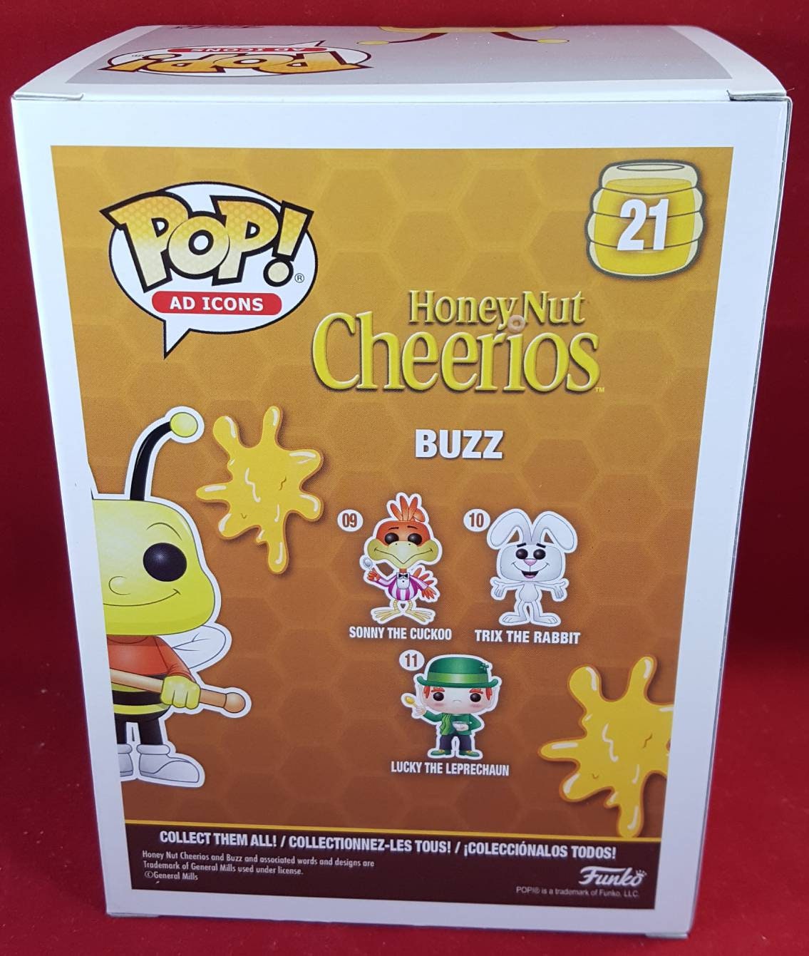 Buzz honey nut cheerios funko limited edition 21 (nib)