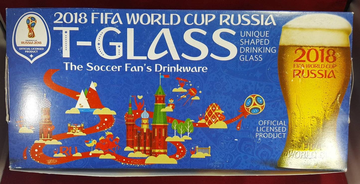2018 fifa t-glass world cup Russia drinkware set