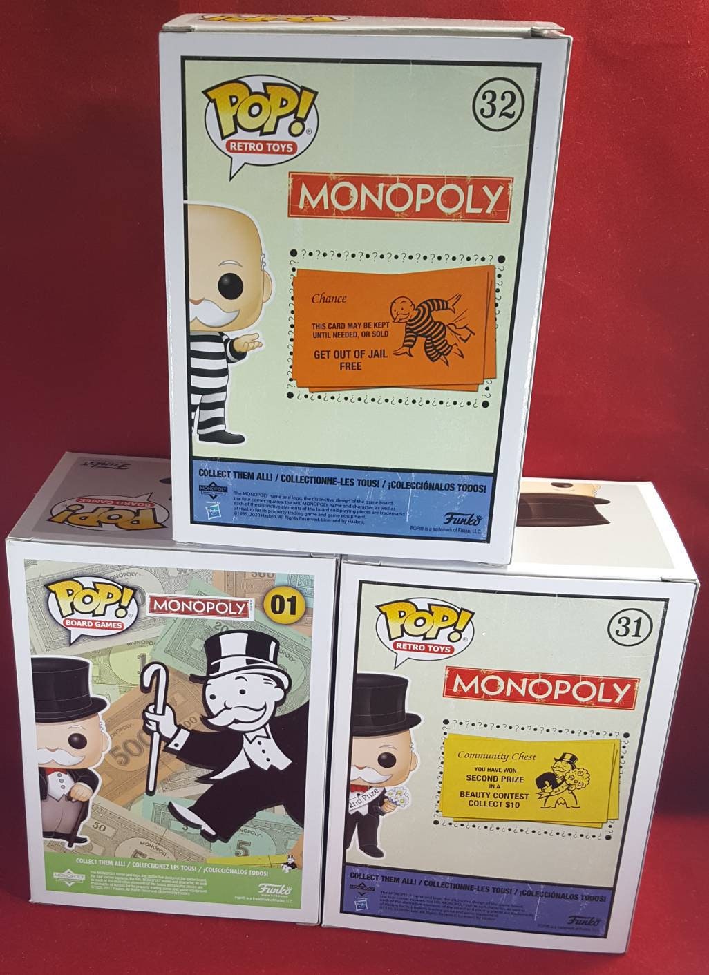 Mr. monopoly funko set (nib)