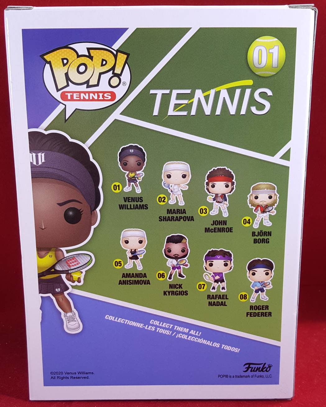 Venus Williams tennis funko 01 (nib)