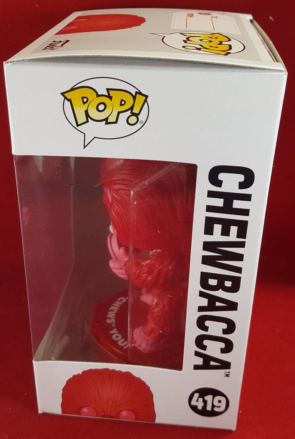 Chewbacca Valentine's Funko # 419 Star Wars Pop (nib)