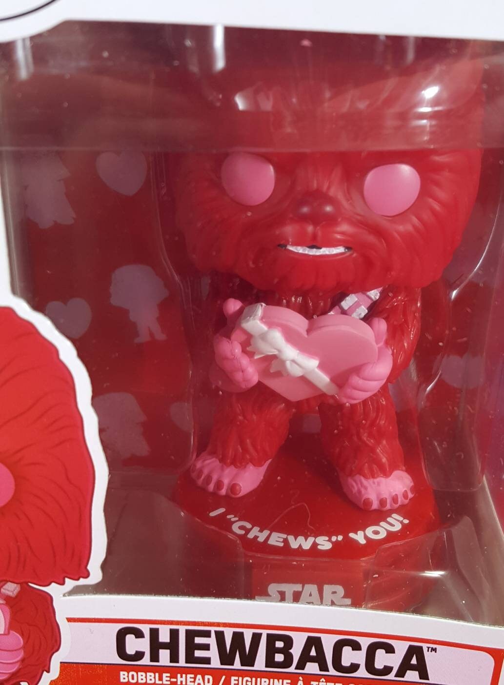 Chewbacca Valentine's Funko # 419 Star Wars Pop (nib)