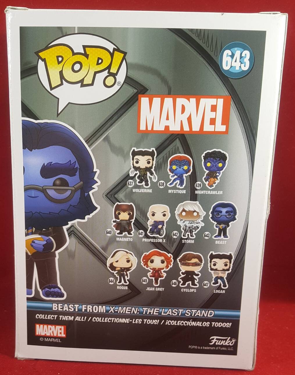 Marvel flocked beast Wal-Mart exclusive 643 (nib)
