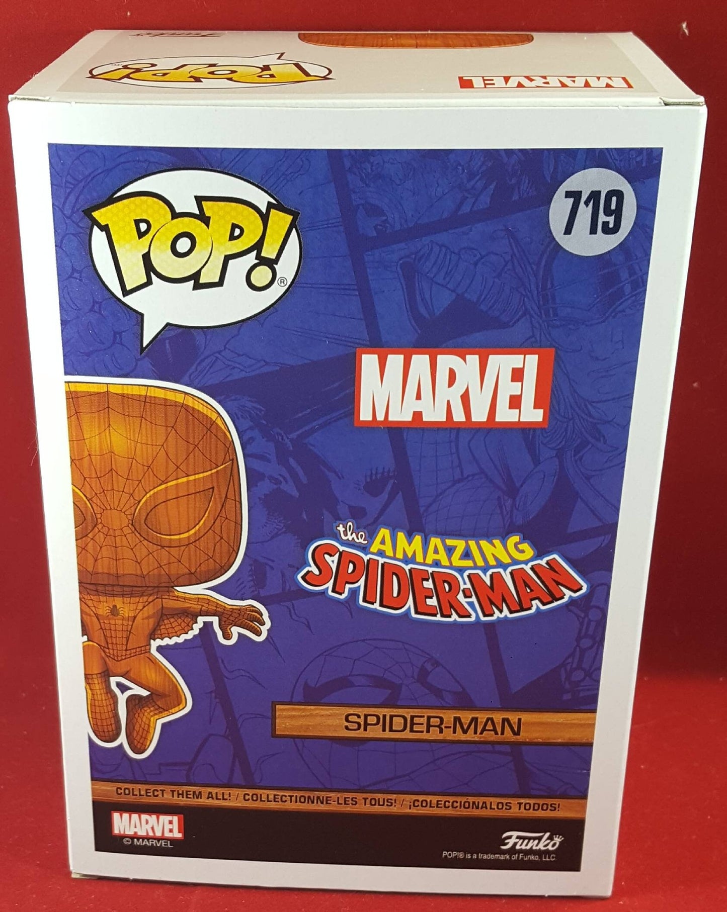 Entertainment earth exclusive Spider-Man Funko pop 719