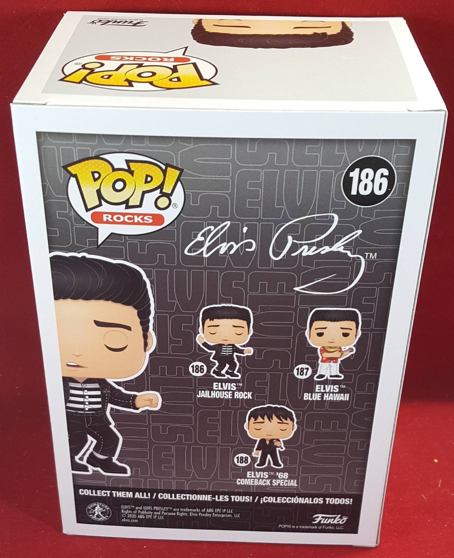 Elvis jailhouse rock funko 186 (nib)