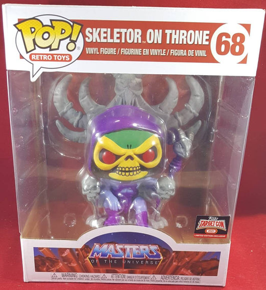 Skeletor on throne # 68 (nib) pop protector included