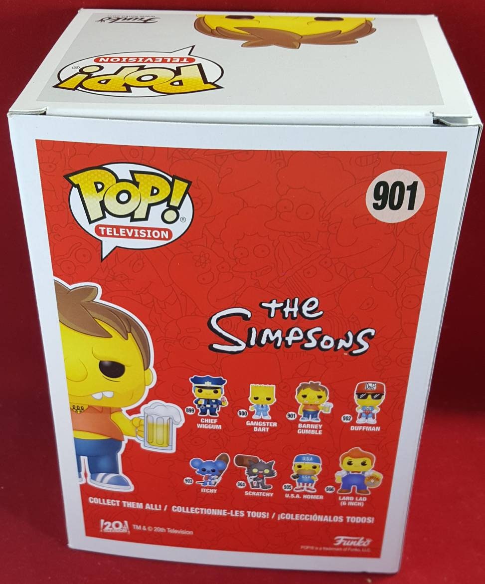 Simpson's Barney gumble funko # 901 (nib)