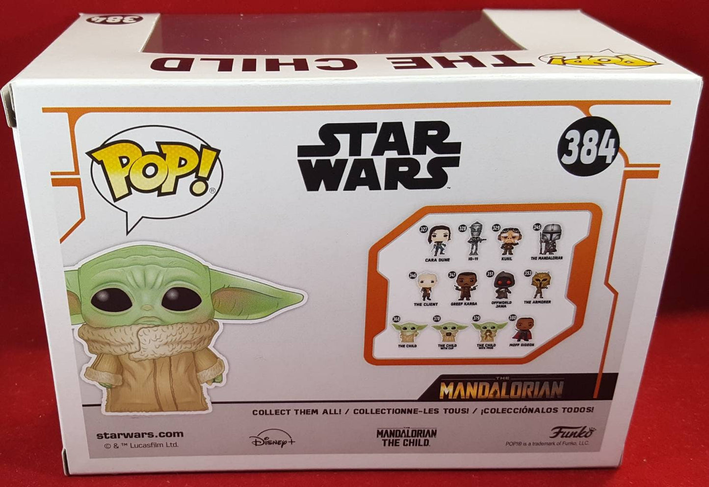 The Child concerned Funko # 384 Star Wars Pop