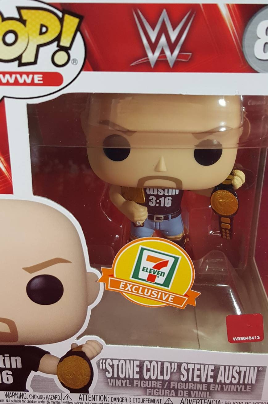 Stone cold" Steve Austin 7 11 exclusive funko # 89 (nib)