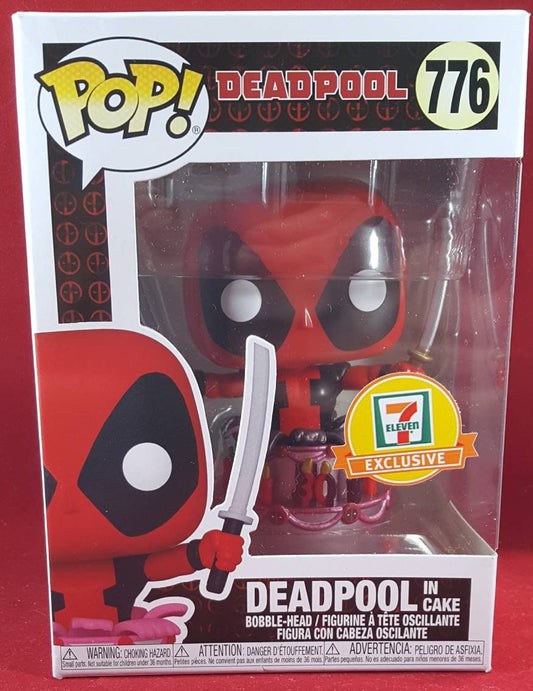 Deadpool 7 11 exclusive funko # 776 metallic cake (nib)