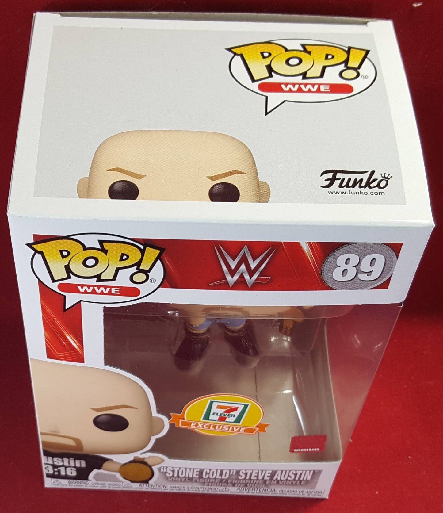 Stone cold" Steve Austin 7 11 exclusive funko # 89 (nib)