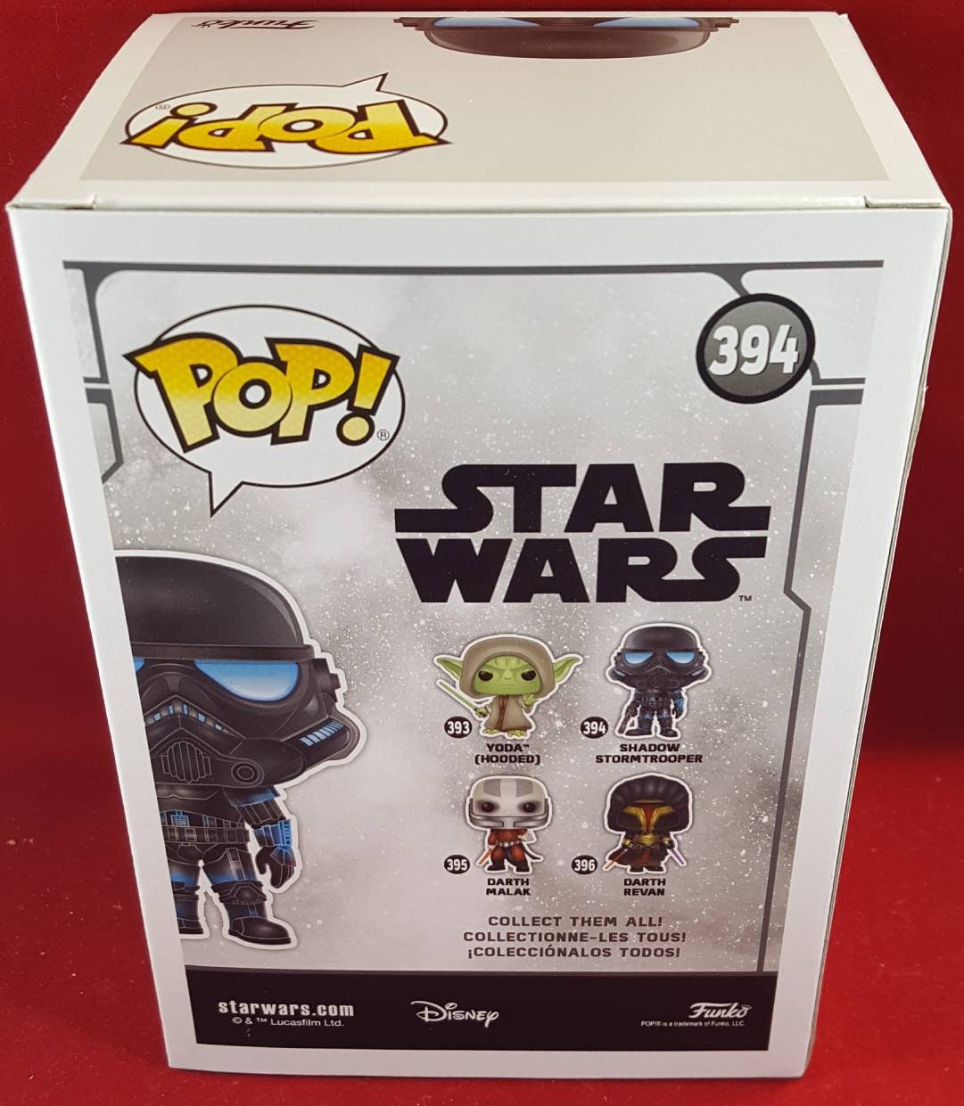 shadow Stormtrooper gamestop exclusive Funko # 394 Star Wars Pop (nib)
