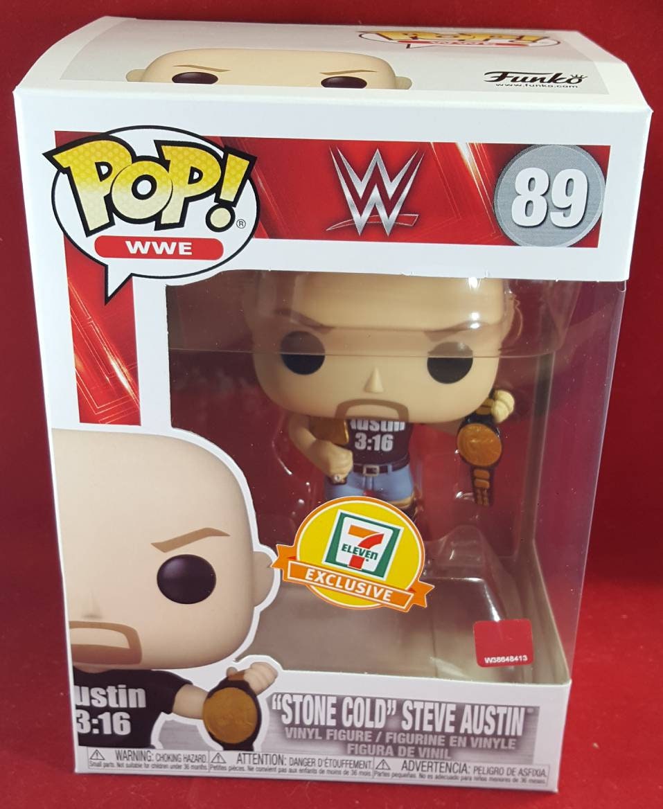 Stone cold" Steve Austin 7 11 exclusive funko # 89 (nib)