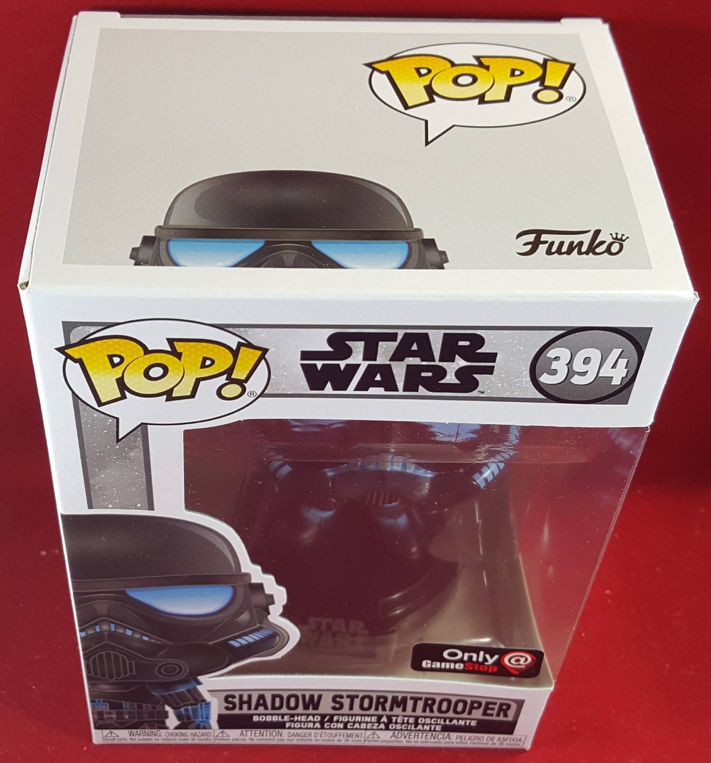 shadow Stormtrooper gamestop exclusive Funko # 394 Star Wars Pop (nib)