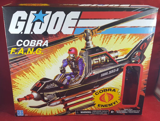 G.i. joe cobra f.a.n.g. reproduction with figure (nib)