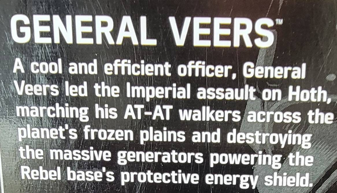 General veers Walgreens exclusive figure (nib)