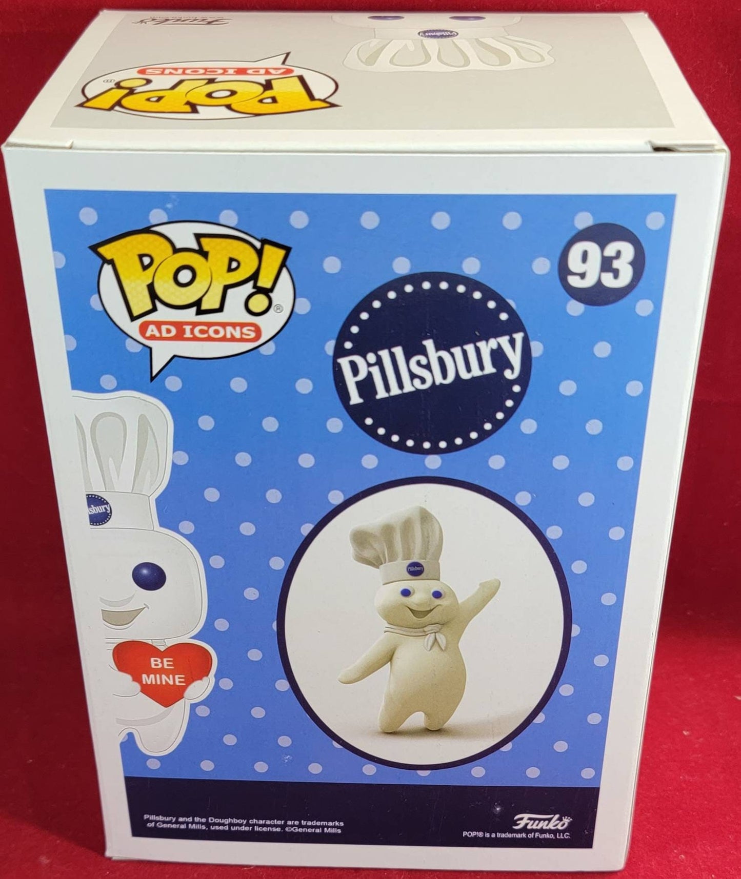 Pillsbury be mine doughboy funko # 93 (nib)