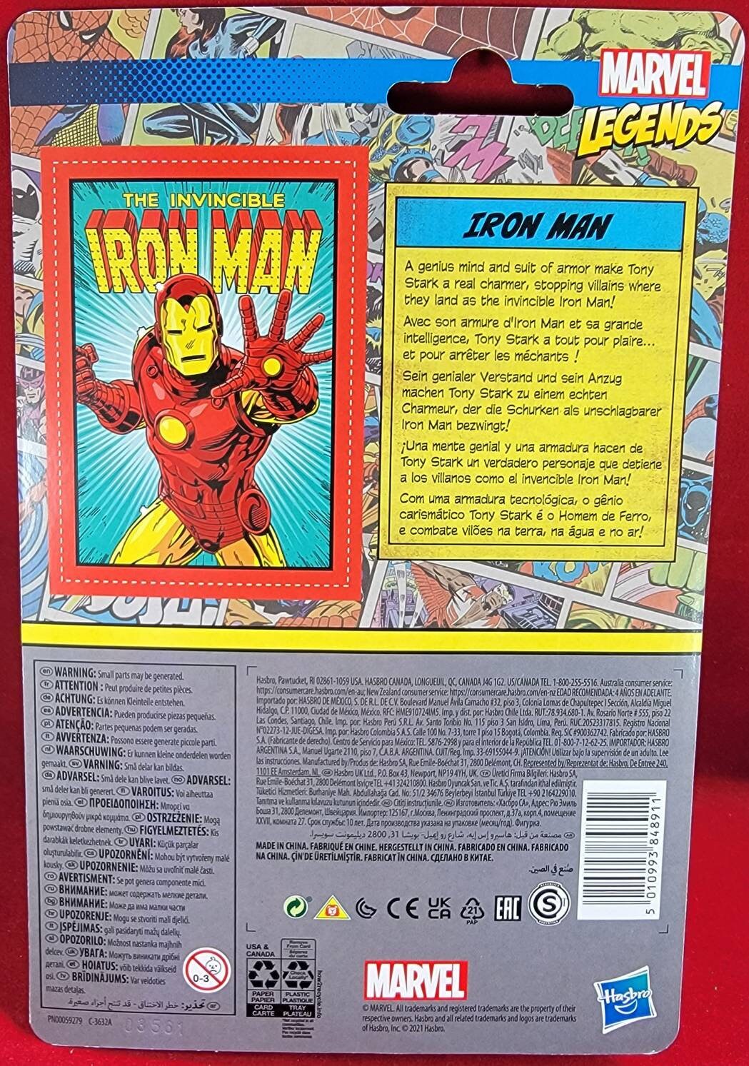 Marvel legends iron man (nib)