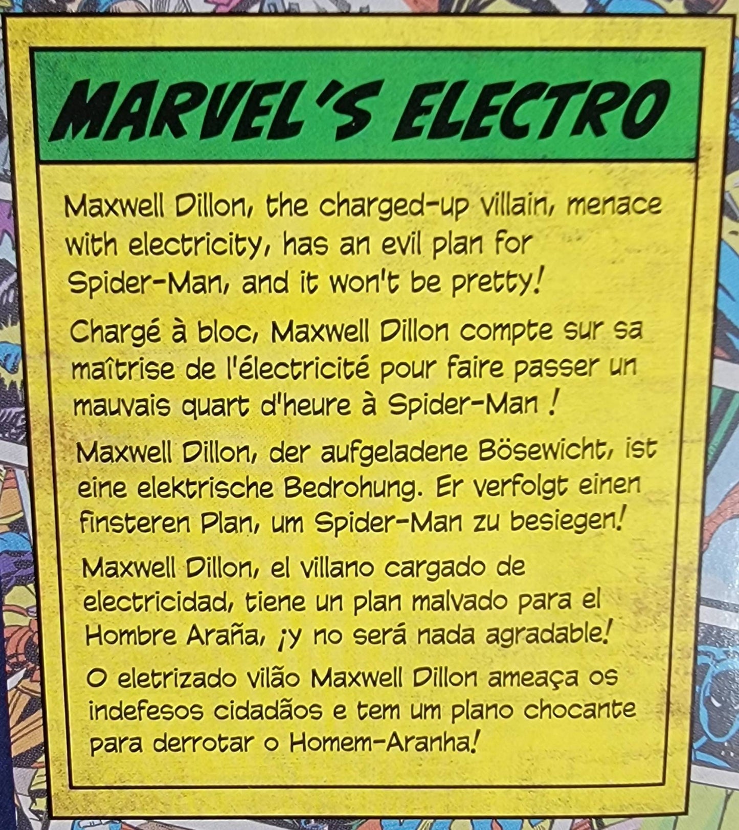 Marvel legends electro (nib)