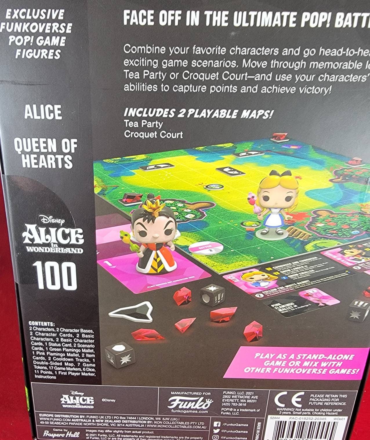 Alice in wonderland Chase funko verse strategy game NIB